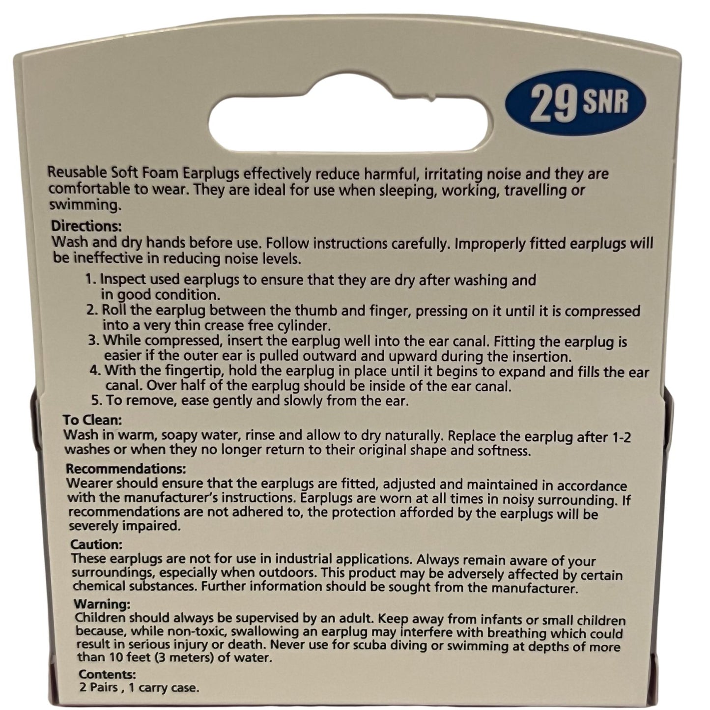 Earsoothe Foam Earplugs x 5 packs - £15