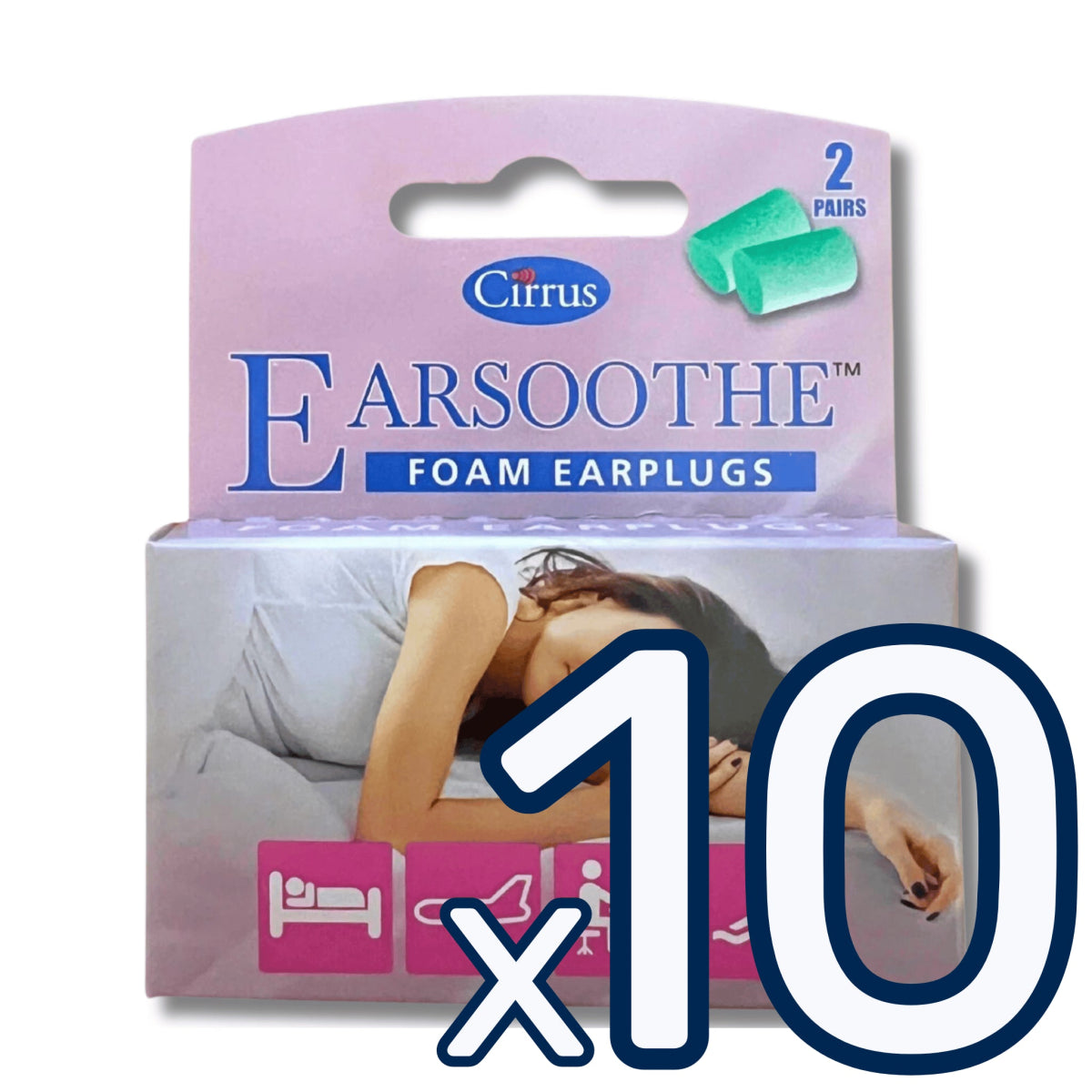 Earsoothe Foam Earplugs x 10 packs - Earplugs - BioEars